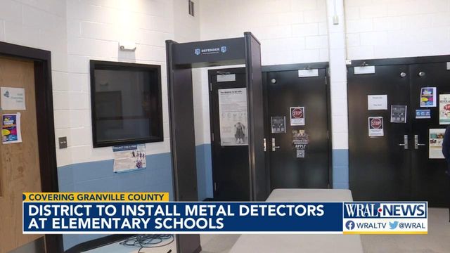 Granville County approves plans for metal detectors in elementary schools