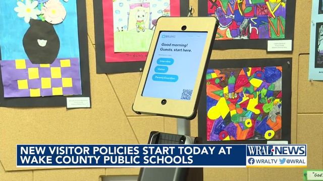 New visitor policies start Wednesday at Wake County Public Schools