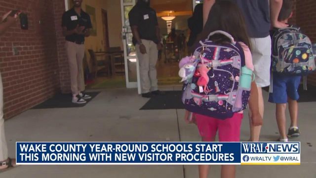 Wake County year-round schools start Tuesday with new visitor procedures