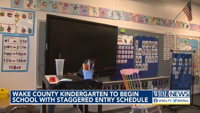 Wake County Kindergarten to begin with staggered entry schedule