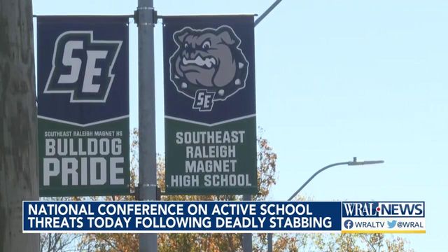 National conference on active school threats begins Wednesday 2 days after deadly stabbing at Raleigh high school