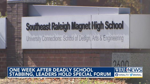 One week after deadly school stabbing, leaders hold special forum