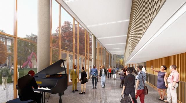 Durham School of the Arts: Renderings for new building