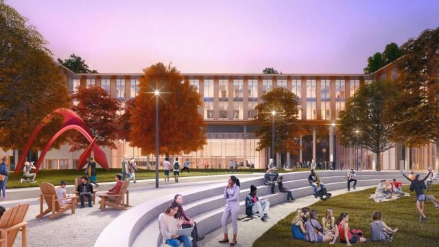 Durham School of the Arts: Renderings for new building