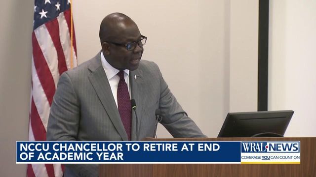 NCCU chancellor will retire at end of academic year