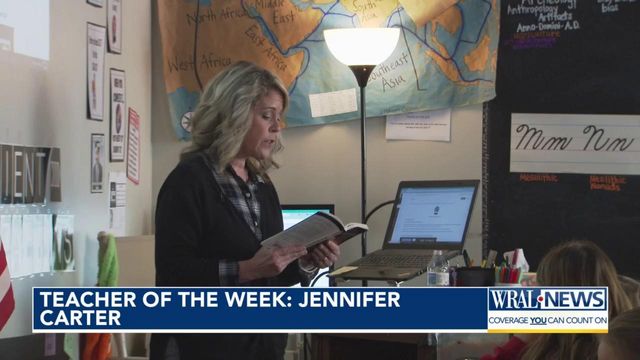 Teacher of the Week: Jennifer Carter