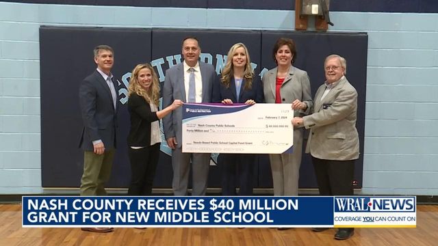 Nash County receives $40 million grant for new middle school