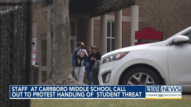 Staff members absent from McDougle Middle School after student made threat