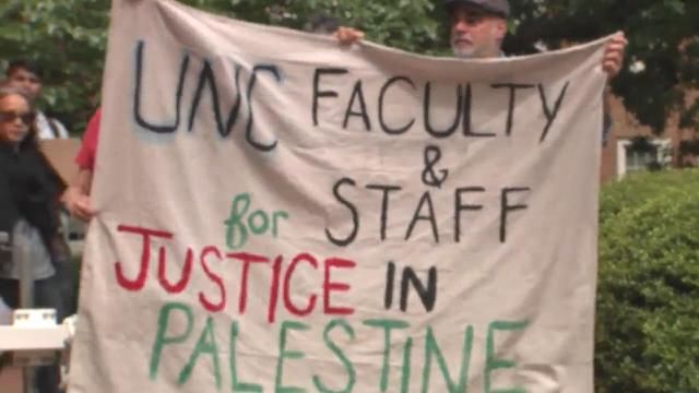 Hundreds of UNC faculty and staff are calling for student protesters to be allowed back in school after facing suspension. 
