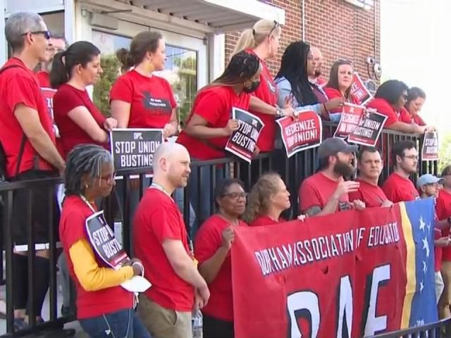 ‘It’s time to do the right thing’: More than 50 educators walk out of school board meeting Monday Photo