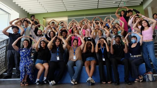 Students, staff, community members at Student U's summer academy. Photo: Kristain Abrams | Student U | Icosa Creative Photography
