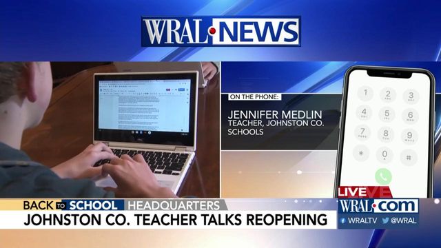 Johnston County teacher talks reopening
