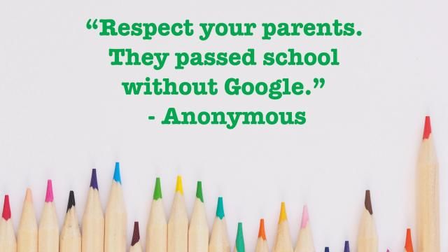 Google back to school quote