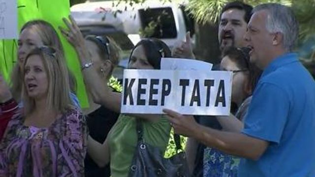 Wake school board meets as parents rally to keep Tata 