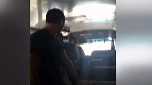 Cellphone video shows students standing on overcrowded bus