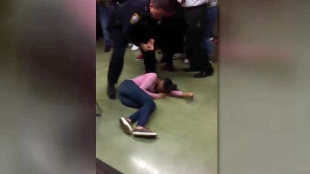 Girl says she was trying to break up fight when slammed to ground