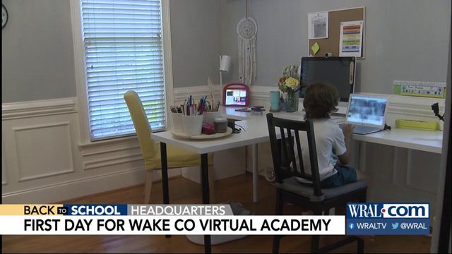 Wake County holds first day of virtual academy