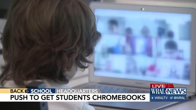 Wake school officials working to get students Chromebooks, other technology