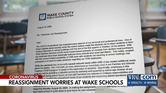 Wake schools reassigns some employees to prevent pandemic-driven layoffs