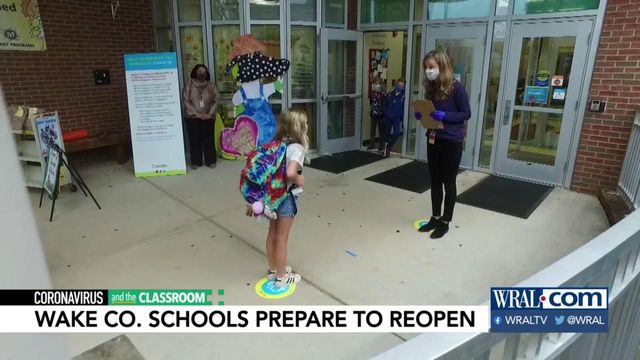Temperature checks, distance, masks: Wake schools demonstrate how they'll keep students and teachers safe