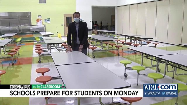 Students will find plenty of space in socially distanced Wake County schools