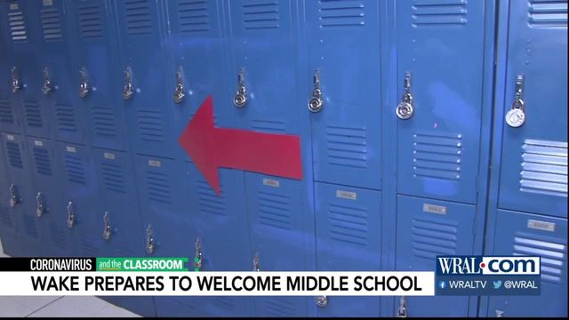 Signs, space will help students stay distant in return to Wake middle schools