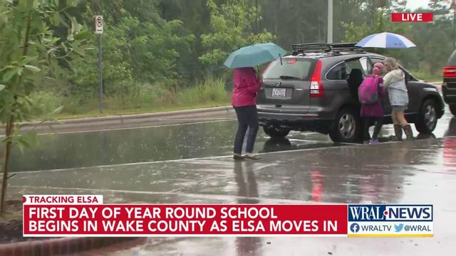 Families deal with messy first day-of-school in Wake County