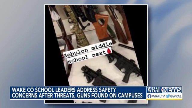 Wake County school leaders address safety concerns after threats, guns found on campuses