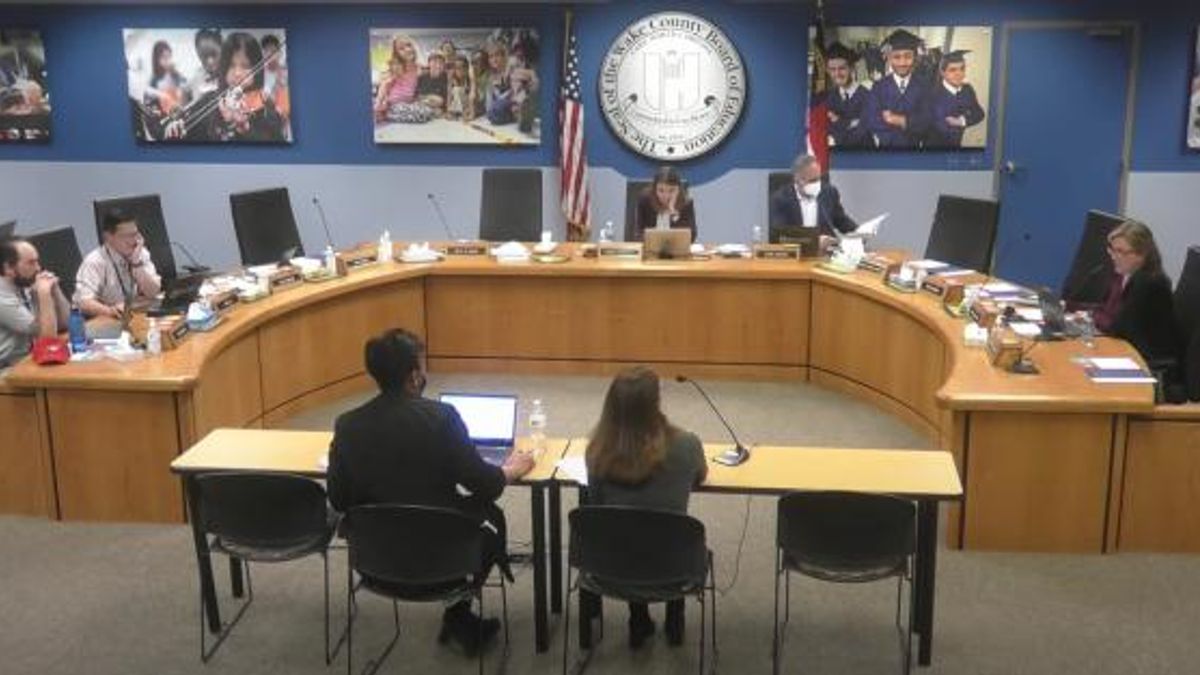 Wake County Board of Education Facilities Committee meeting, Feb. 15, 2023, capping presentation