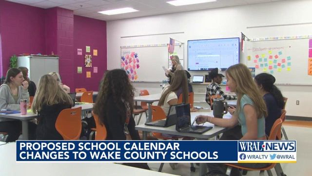 Proposed school calendar changes to Wake County Schools