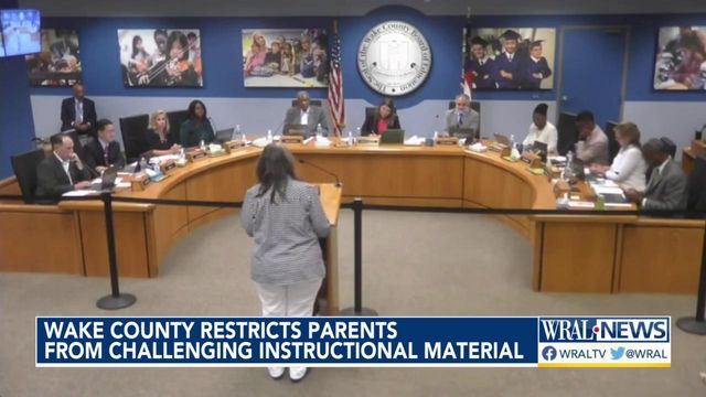 Wake County restricts parents from challenging instructional materials