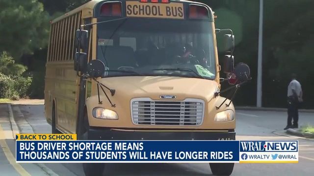 Bus driver shortage means thousands will have longer rides