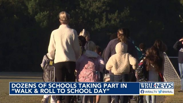 Dozens of schools taking part in 'Walk & Roll to School Day'