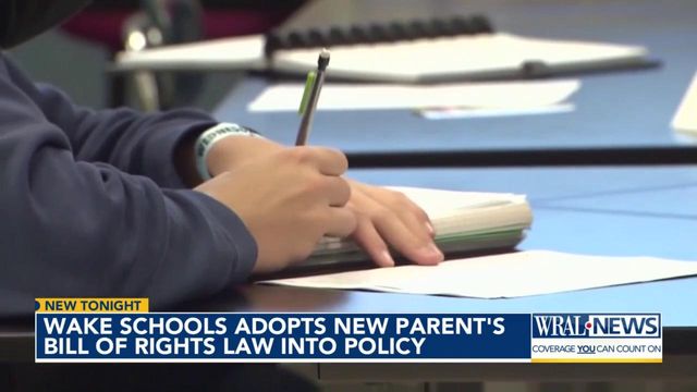 Wake schools change policy as Parents' Bill of Rights becomes law