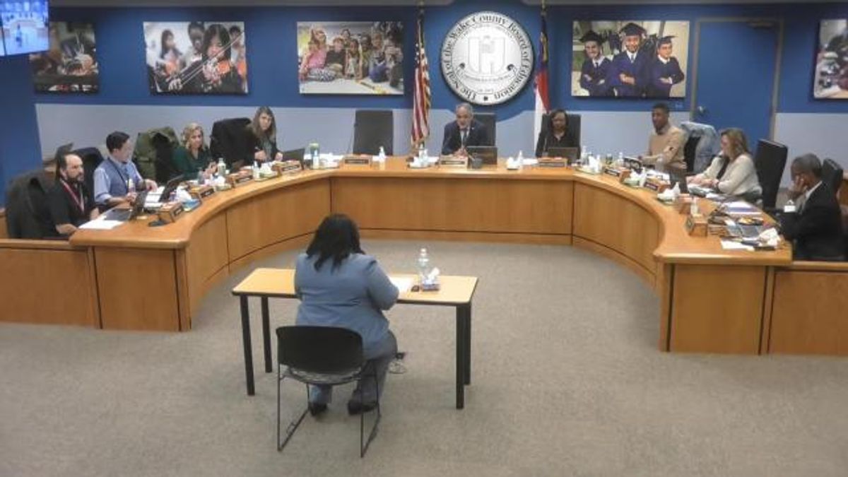 Wake County Board of Education interviews Toshiba Rice, Feb. 13, 2024