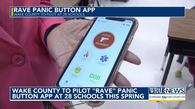 Wake County to add panic button app at 28 schools this spring