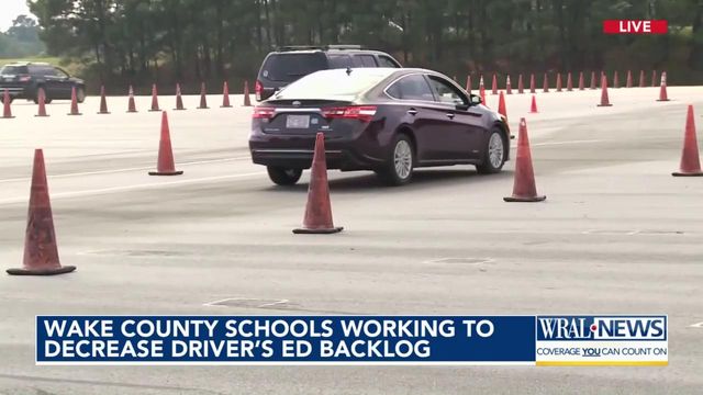 Wake County Schools working to decrease driver's ed backlog