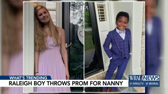 Raleigh boy throws prom for nanny