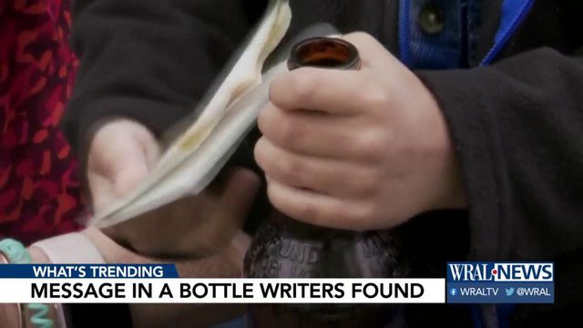 Mystery solved: 4-year-old boy finds message in a bottle