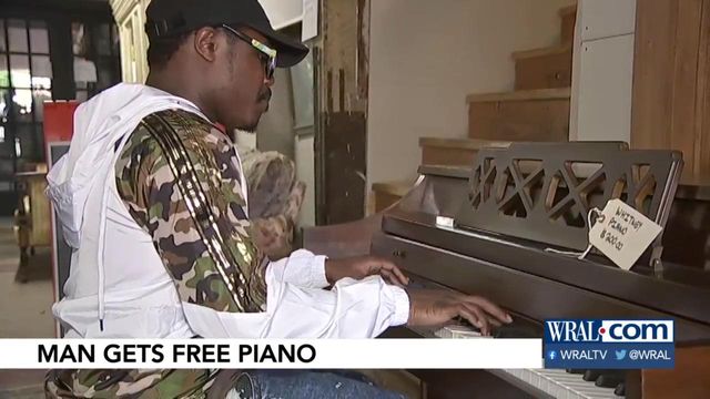 Man gets free piano
