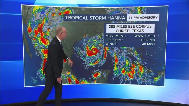 Tropical Storm Hanna forms in Gulf of Mexico, could hit Texas Saturday