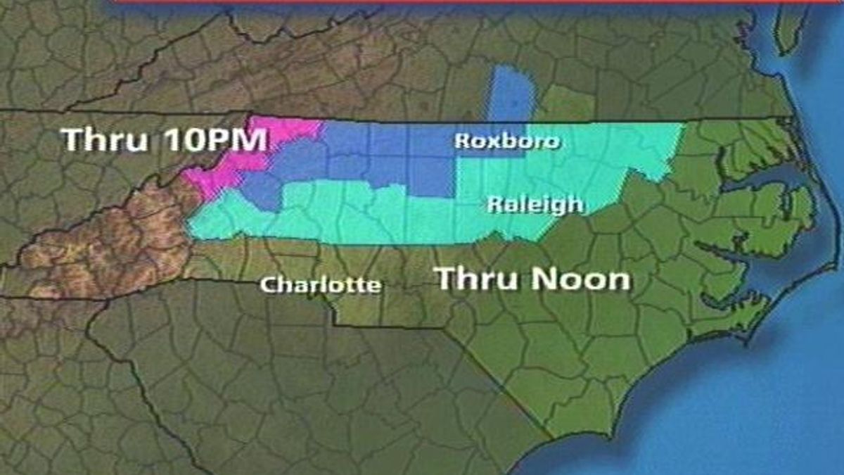 The Winter Weather Advisory Area