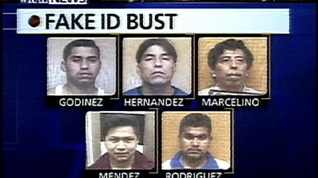 5 Illegal Immigrants Charged In Fake ID Scheme