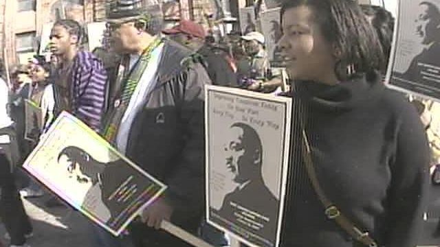 Thousands March In Raleigh To Honor King's Legacy