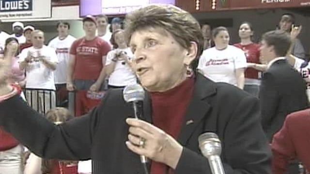 NC State Roars Support for Returning Coach Kay Yow