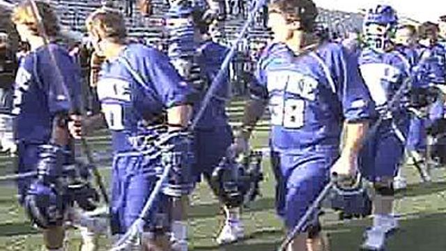 Duke Lacrosse Team Wins First Match After Suspension