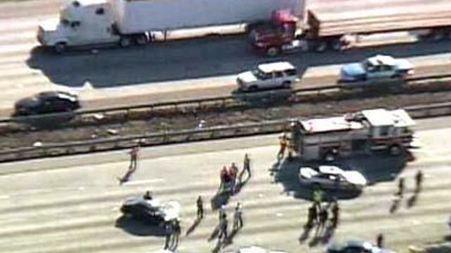 WEB ONLY: Sky 5 Coverage of I-40 Shutdown (unedited)