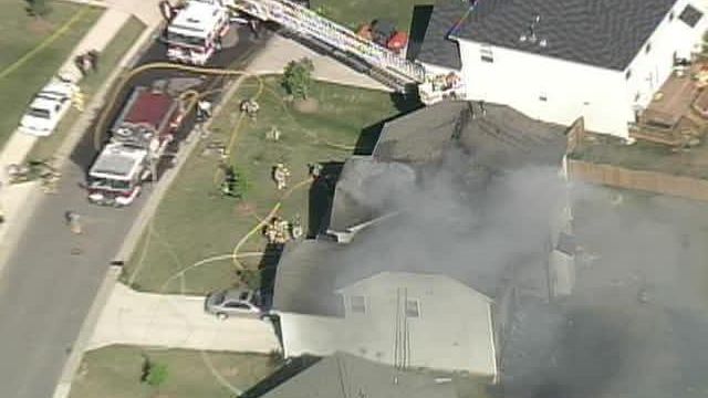 WEB ONLY: Fire Hits Wake Forest Home