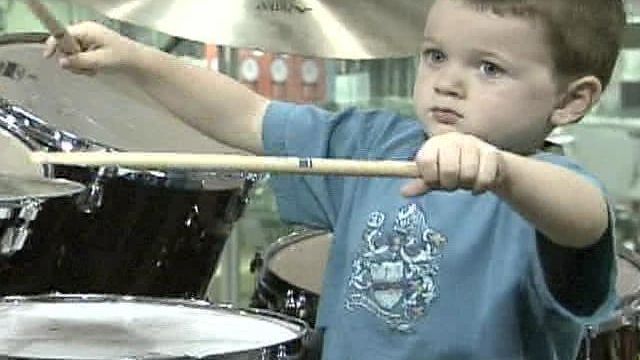 Little Drummer Boy Astounds His Parents