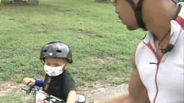 Father Rides Inspired by Son's Courage in Fighting Cancer